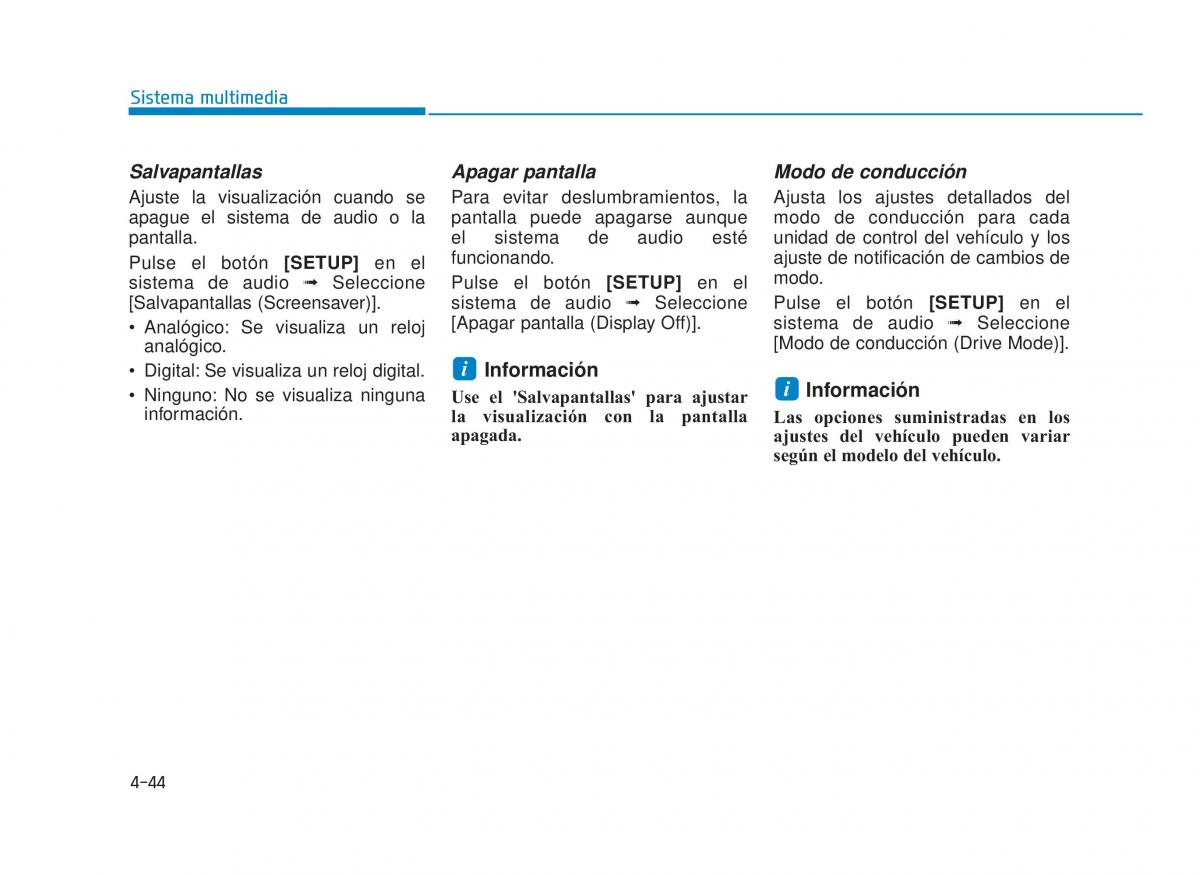 Hyundai i30N Performance manual del propietario / page 283