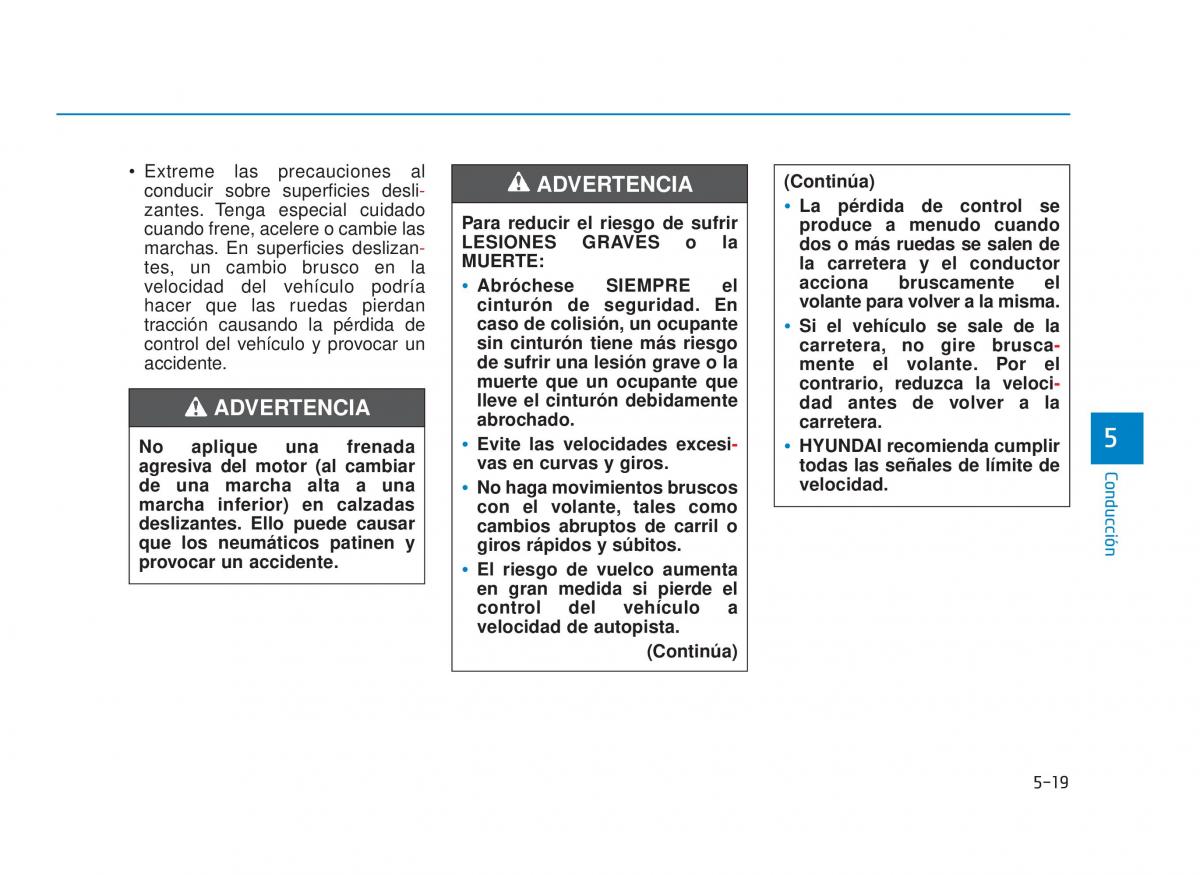 Hyundai i30N Performance manual del propietario / page 303