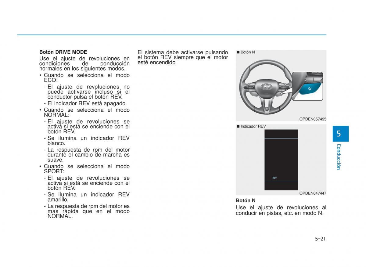 Hyundai i30N Performance manual del propietario / page 305