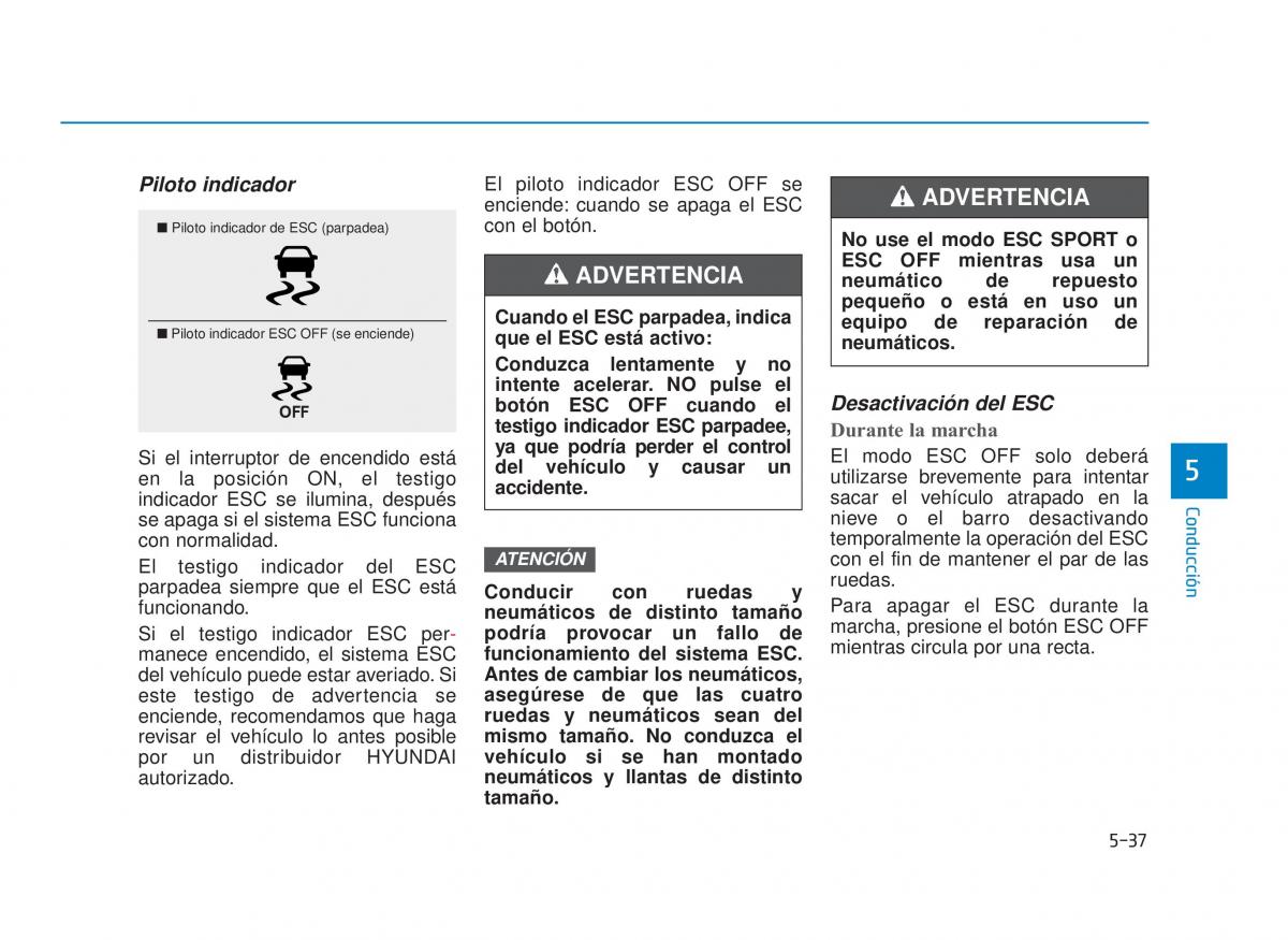 Hyundai i30N Performance manual del propietario / page 321