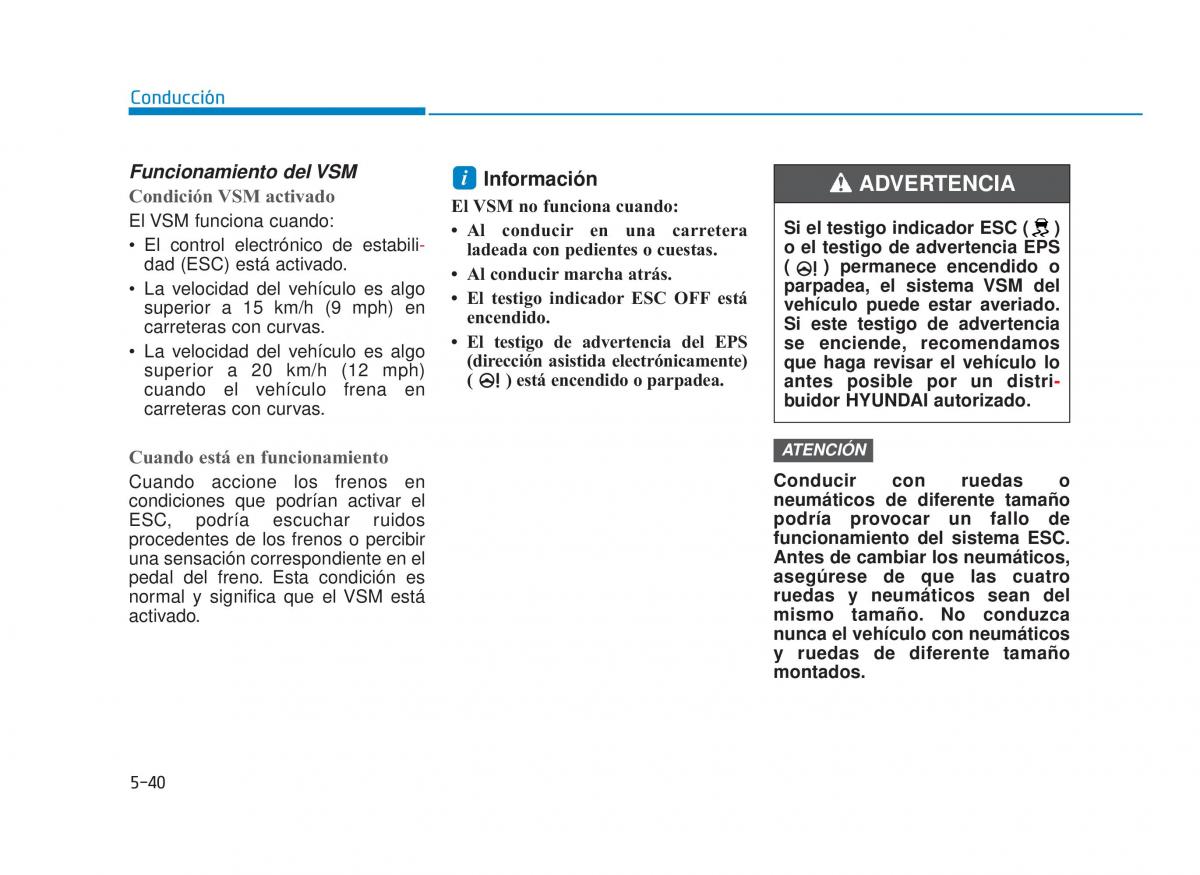 Hyundai i30N Performance manual del propietario / page 324