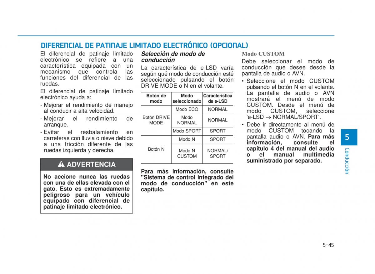 Hyundai i30N Performance manual del propietario / page 329