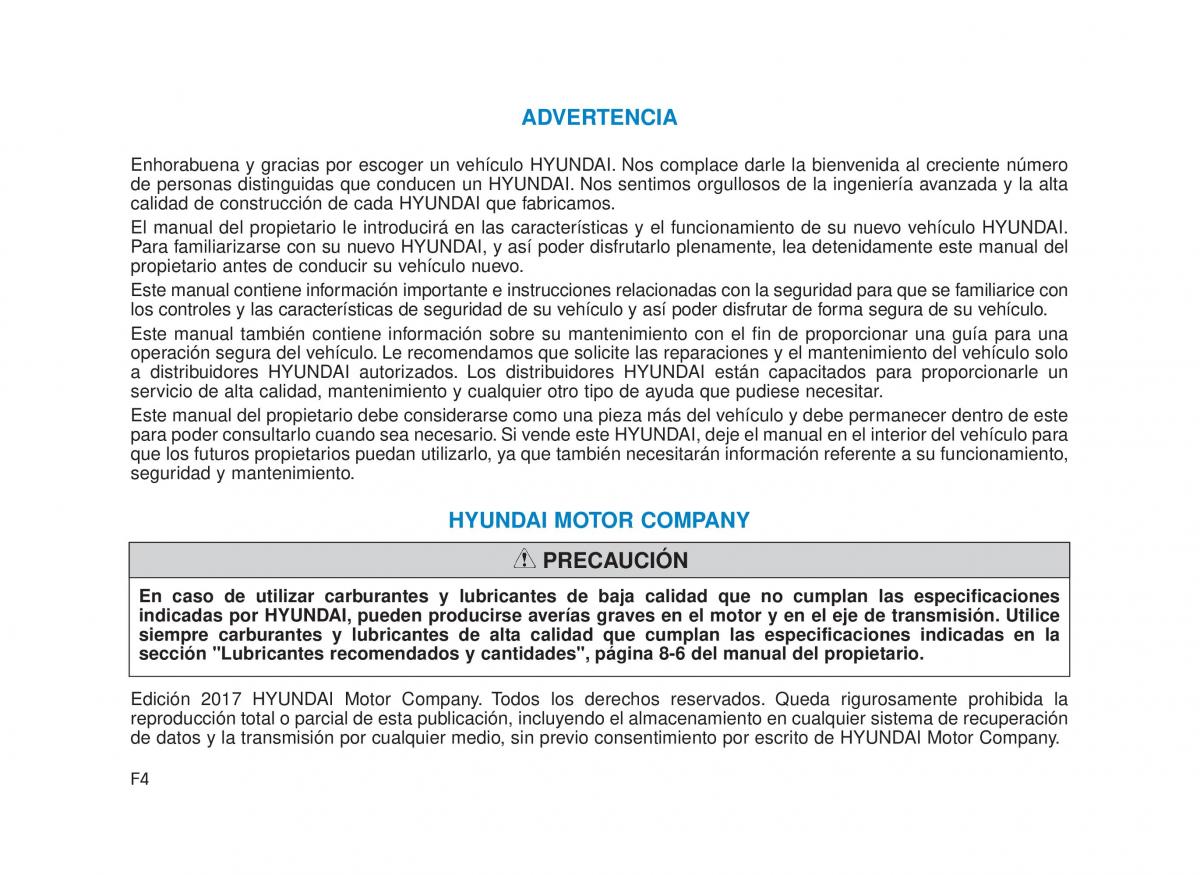 Hyundai i30N Performance manual del propietario / page 4