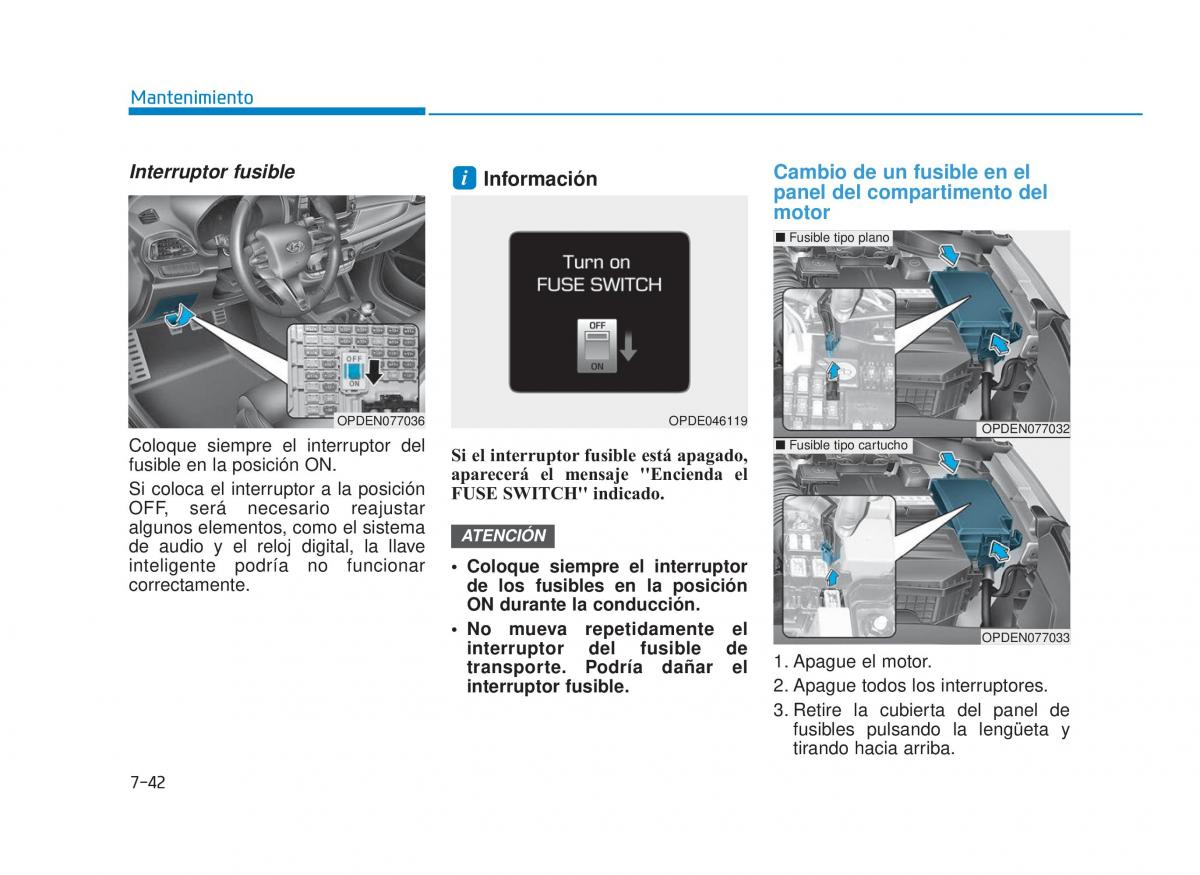 Hyundai i30N Performance manual del propietario / page 497