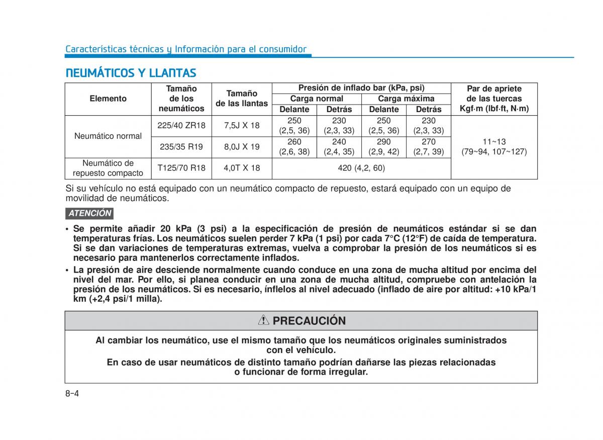 Hyundai i30N Performance manual del propietario / page 538