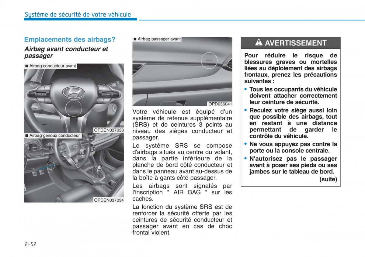 Hyundai i30N Performance manuel du proprietaire / page 71