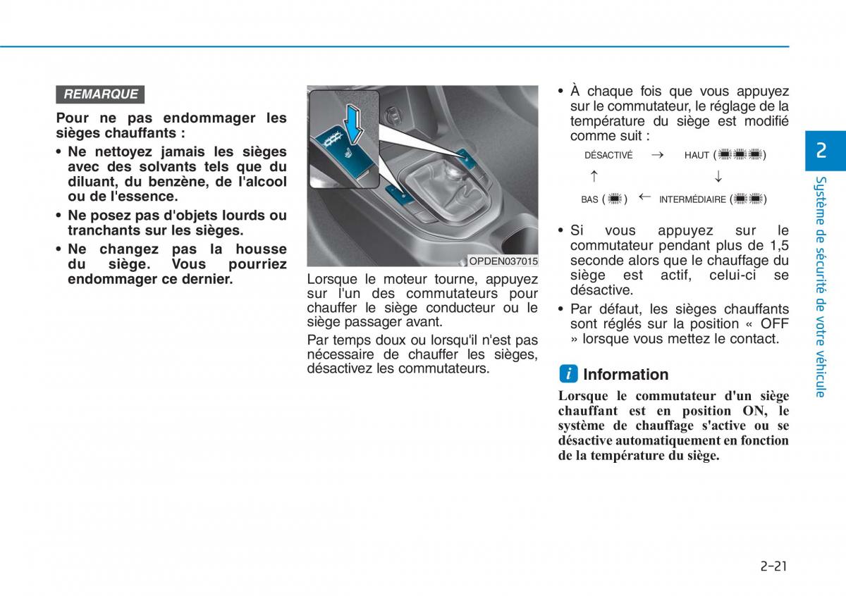 Hyundai i30N Performance manuel du proprietaire / page 40