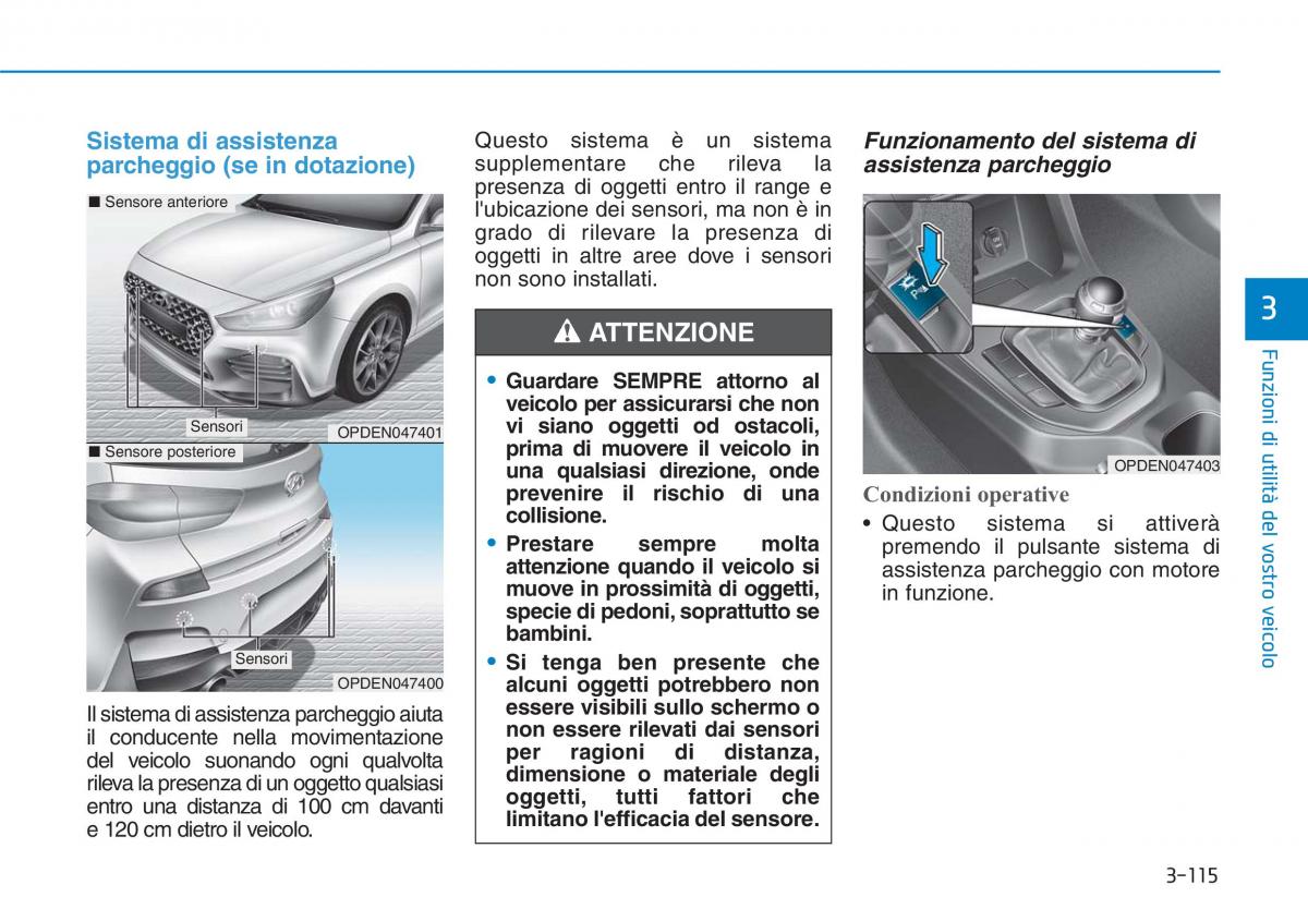 Hyundai i30N Performance manuale del proprietario / page 203