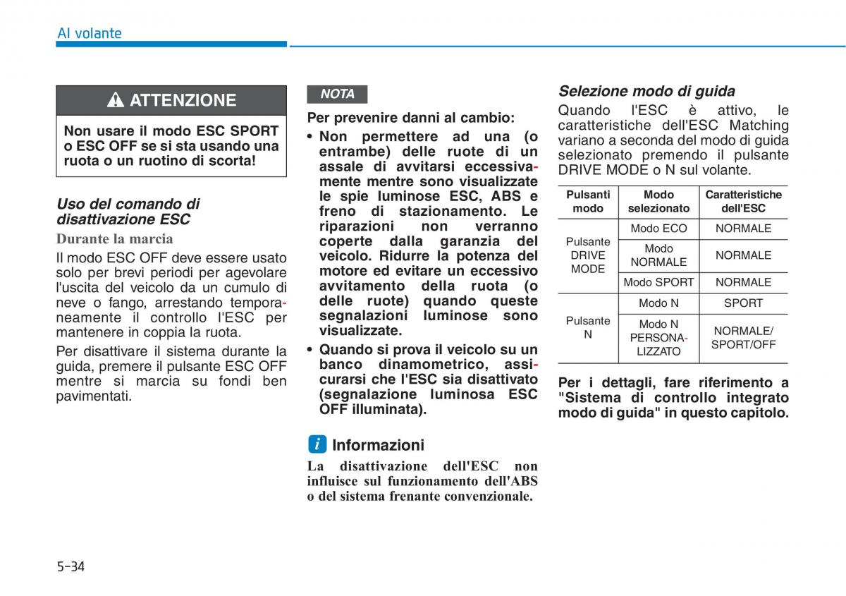 Hyundai i30N Performance manuale del proprietario / page 310