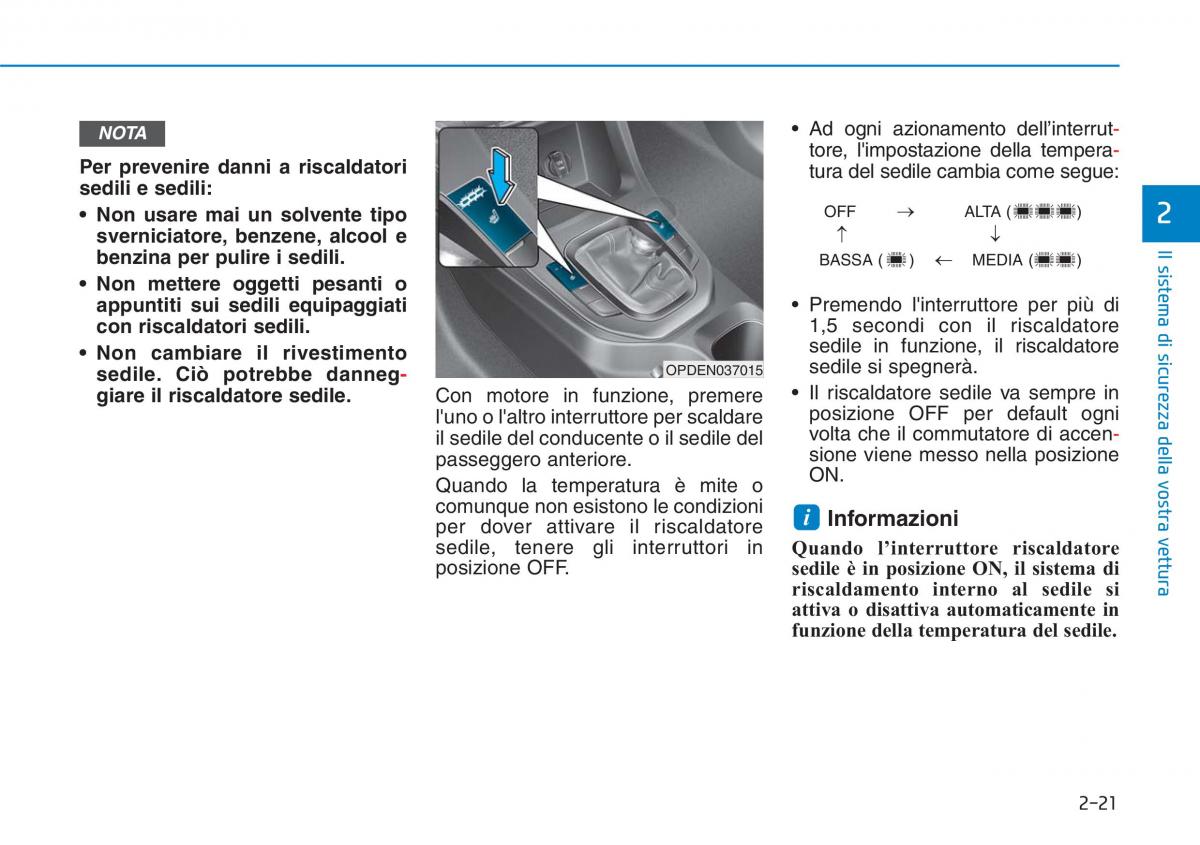 Hyundai i30N Performance manuale del proprietario / page 39