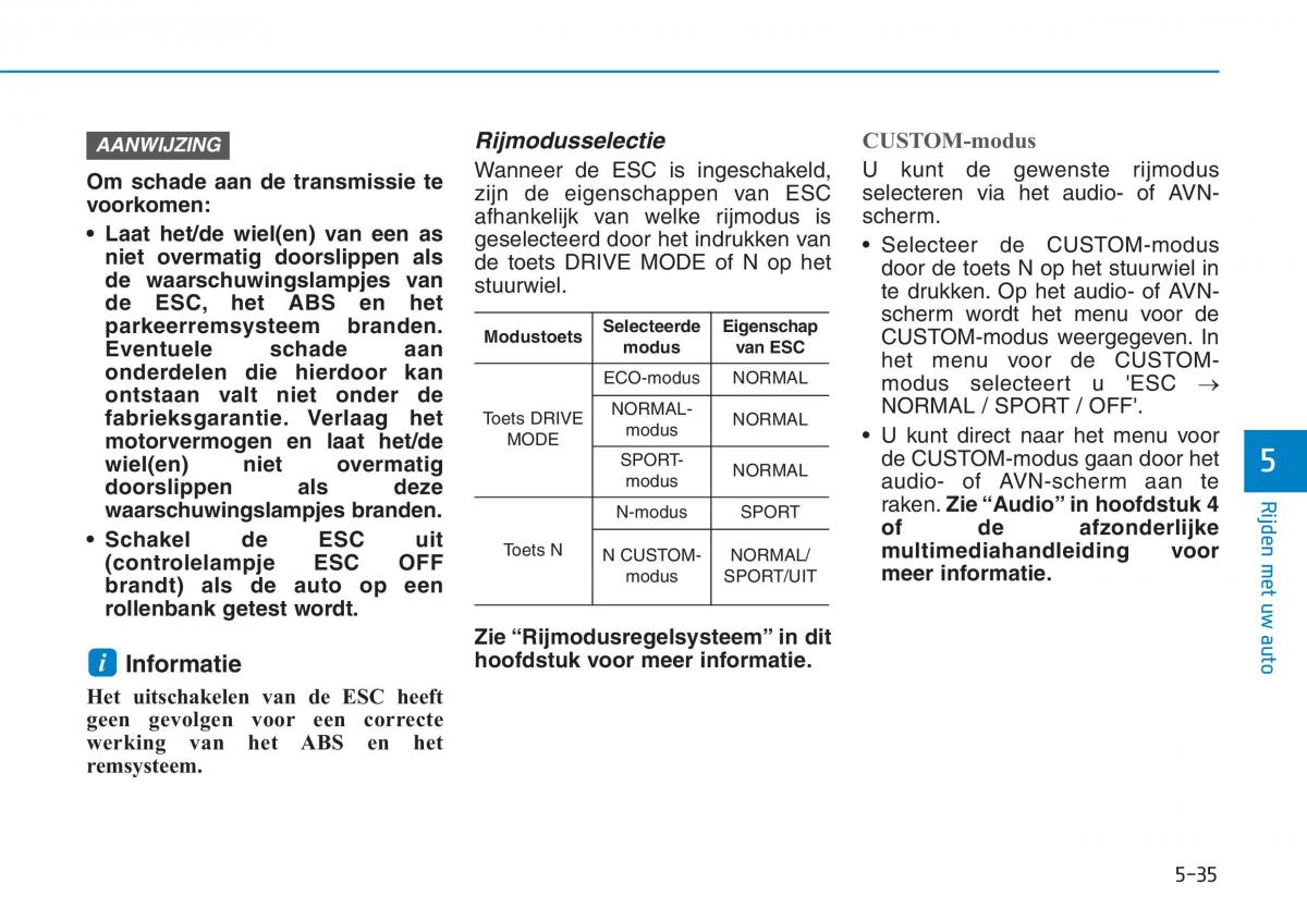 Hyundai i30N Performance handleiding / page 305