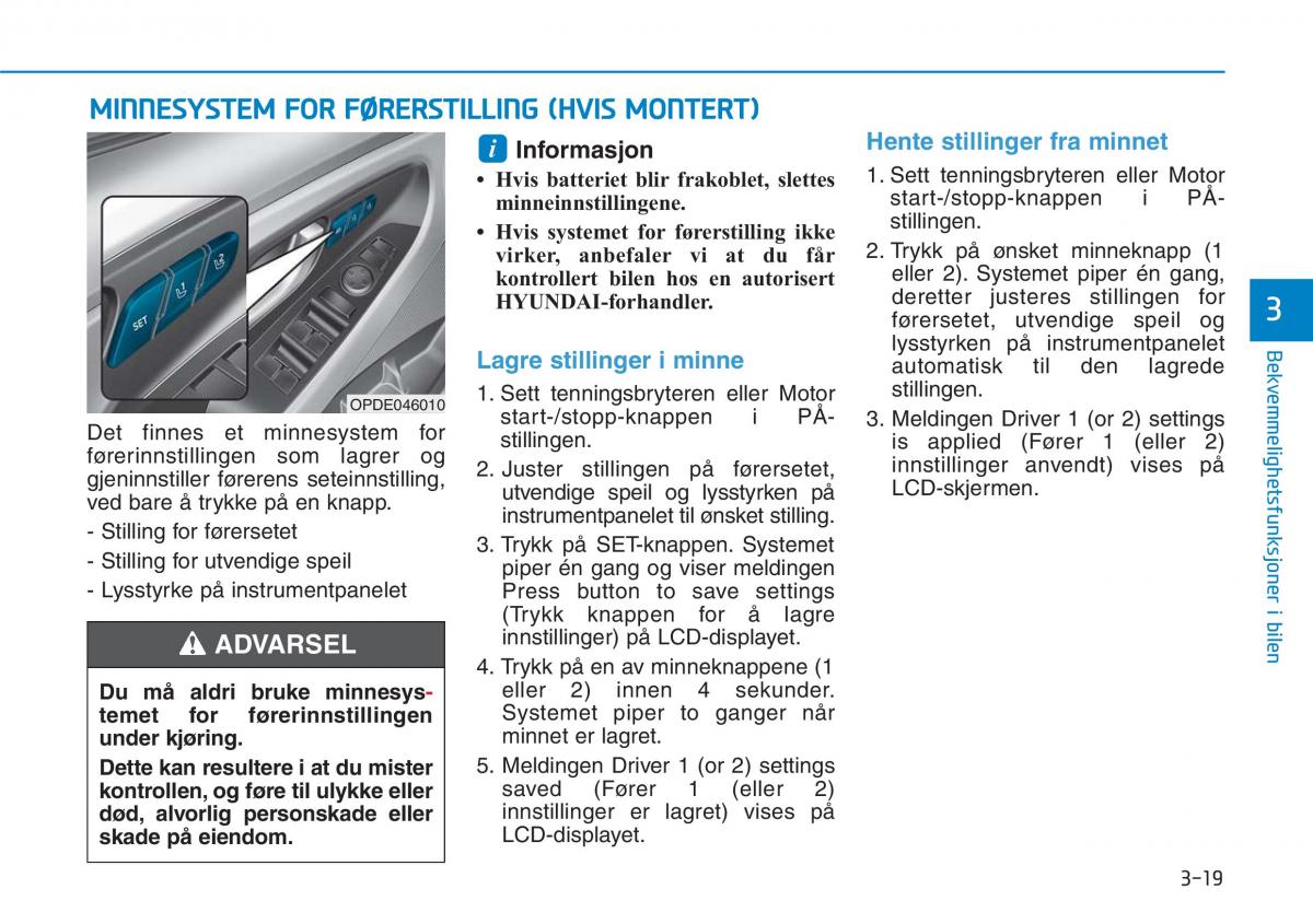 Hyundai i30N Performance bruksanvisningen / page 101