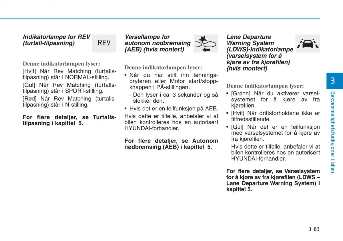 Hyundai i30N Performance bruksanvisningen / page 145