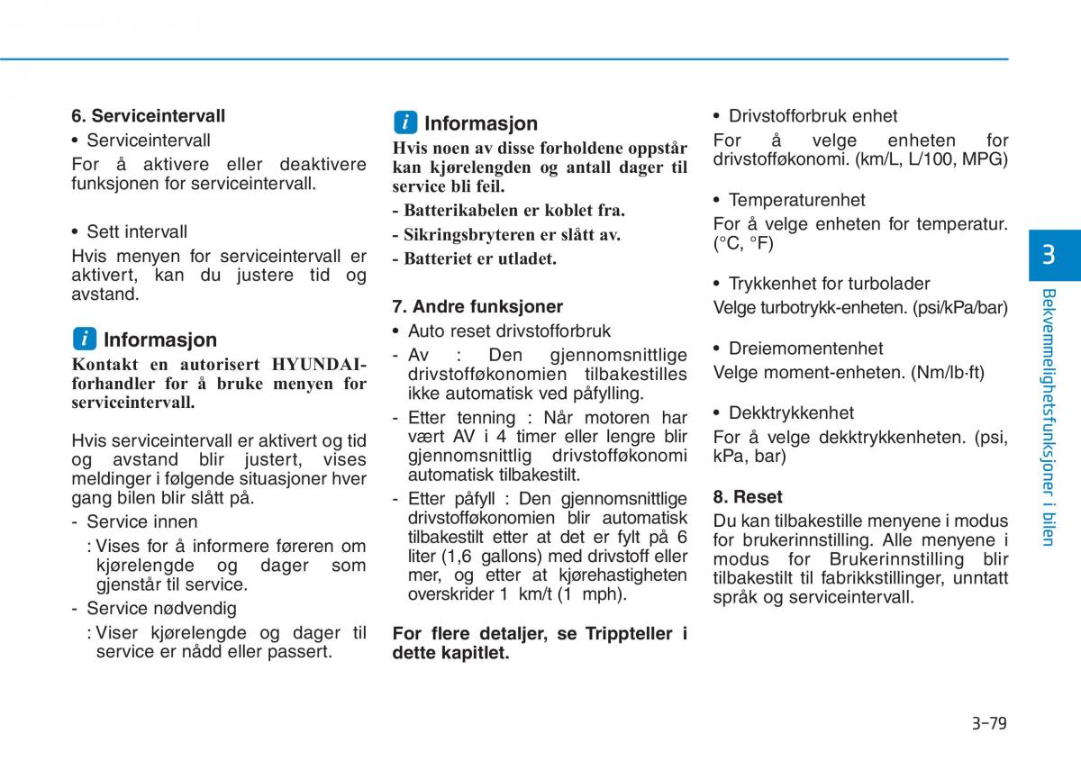 Hyundai i30N Performance bruksanvisningen / page 161