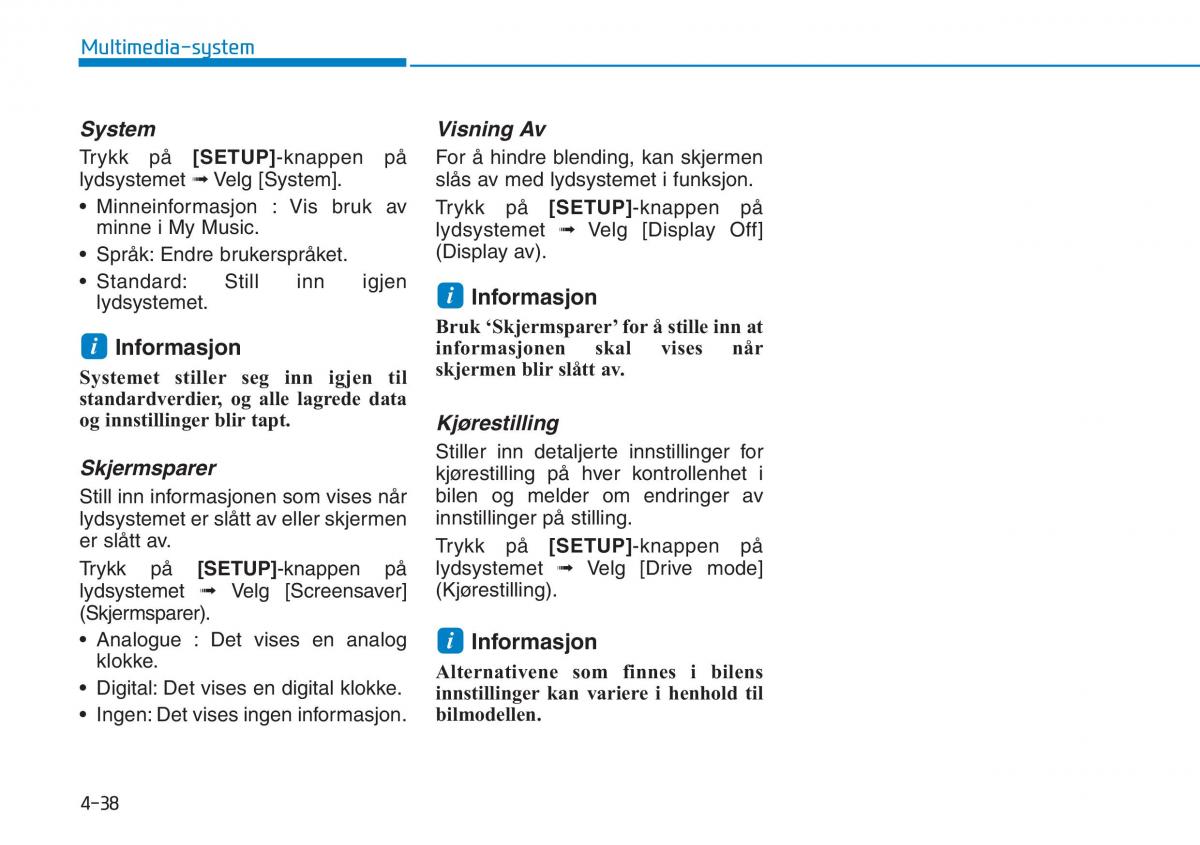 Hyundai i30N Performance bruksanvisningen / page 254