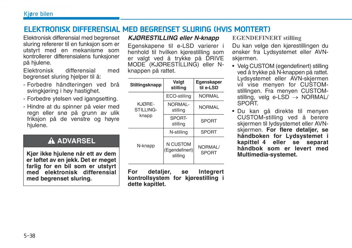 Hyundai i30N Performance bruksanvisningen / page 293