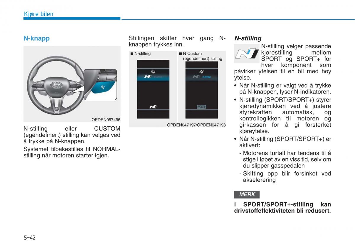 Hyundai i30N Performance bruksanvisningen / page 297