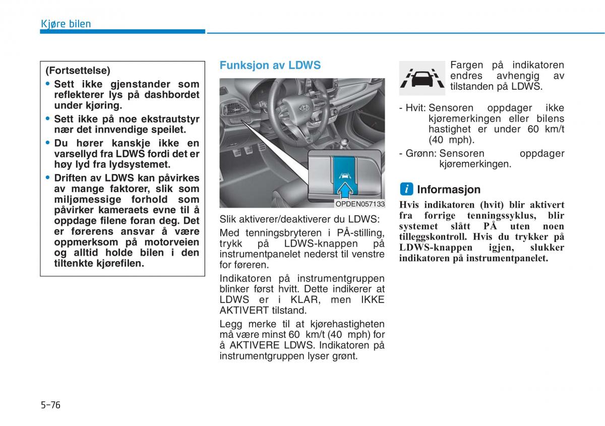 Hyundai i30N Performance bruksanvisningen / page 331