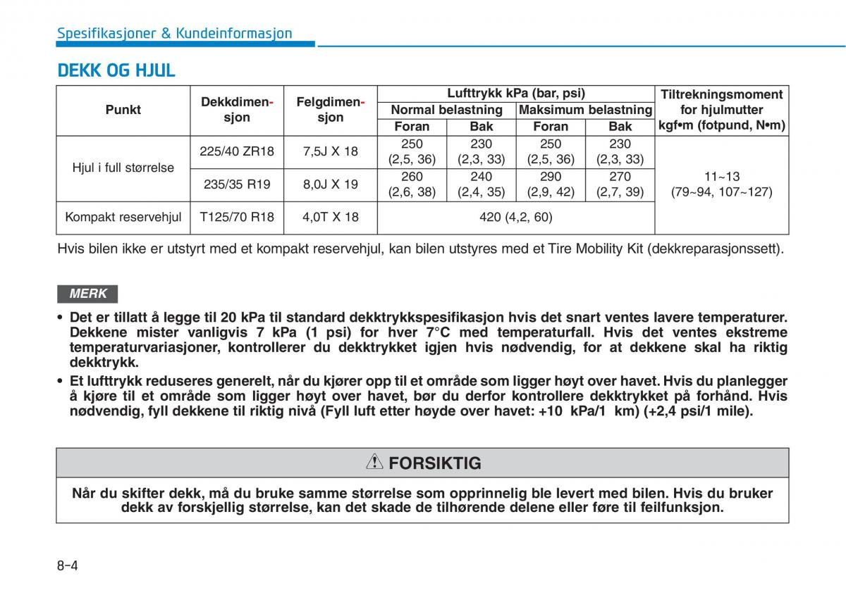 Hyundai i30N Performance bruksanvisningen / page 476