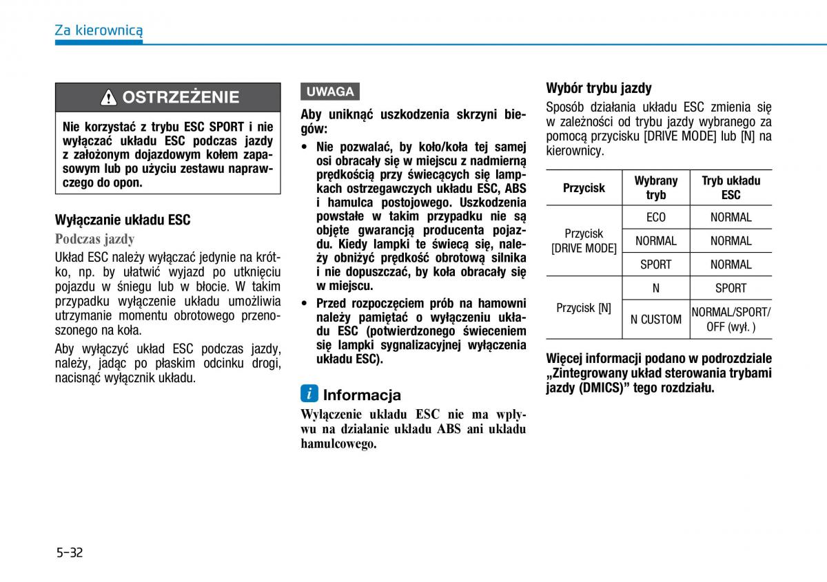 Hyundai i30N Performance instrukcja obslugi / page 281