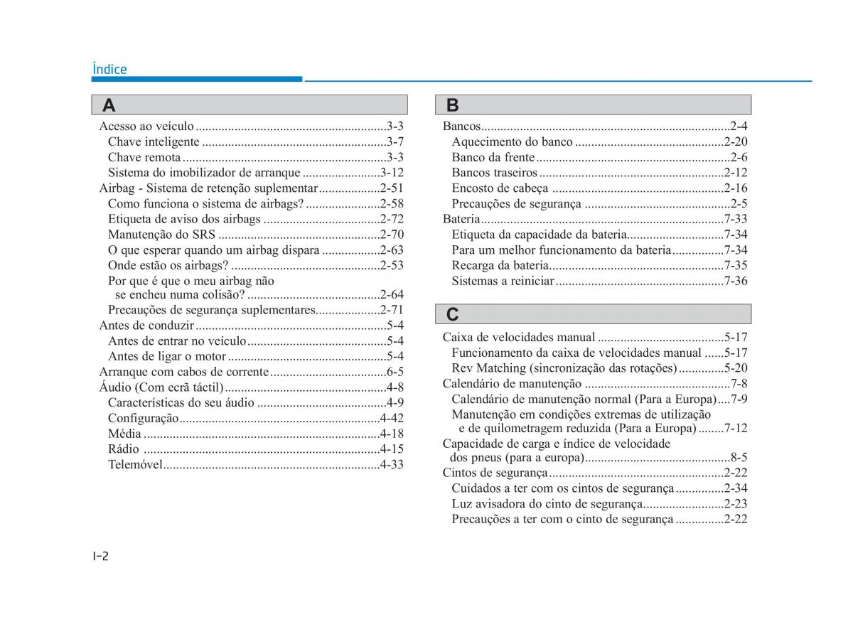 Hyundai i30N Performance manual del propietario / page 560