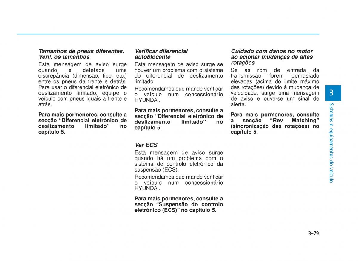 Hyundai i30N Performance manual del propietario / page 169