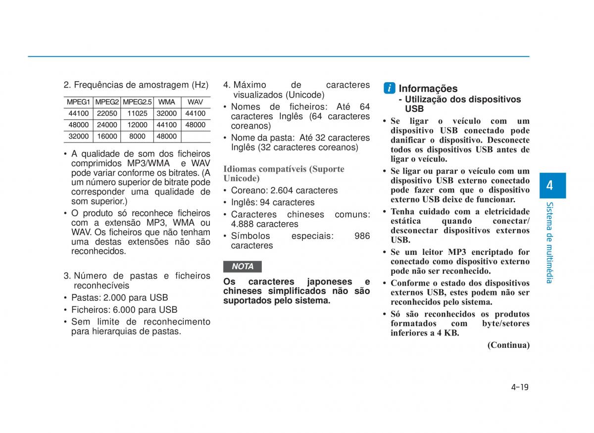 Hyundai i30N Performance manual del propietario / page 261