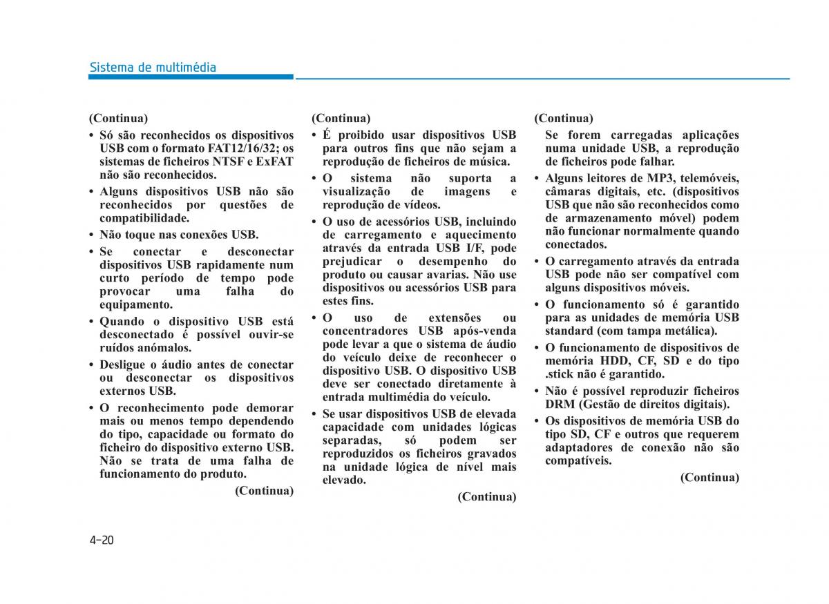 Hyundai i30N Performance manual del propietario / page 262