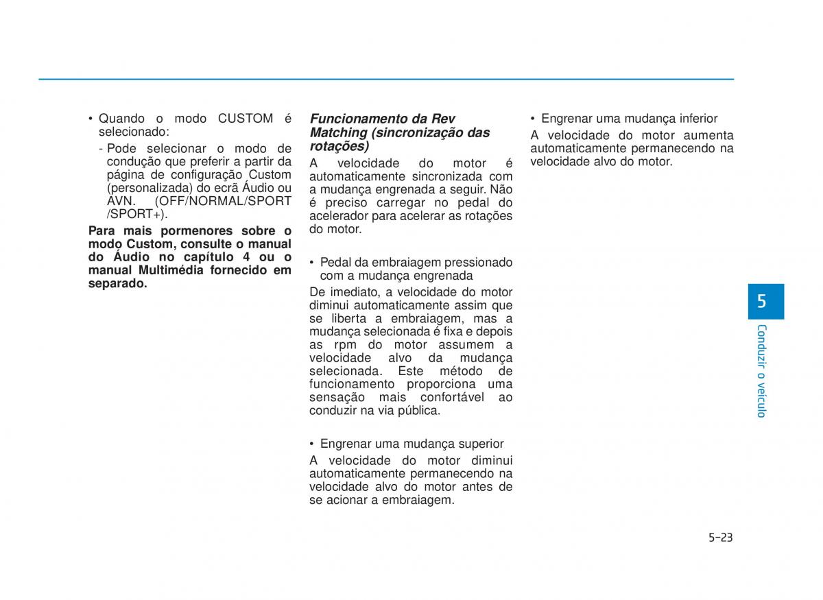 Hyundai i30N Performance manual del propietario / page 310