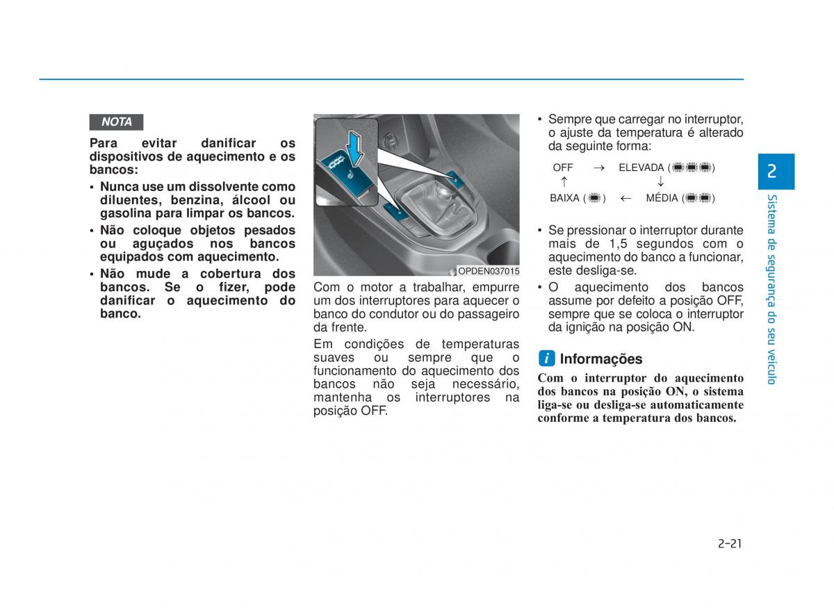 Hyundai i30N Performance manual del propietario / page 39