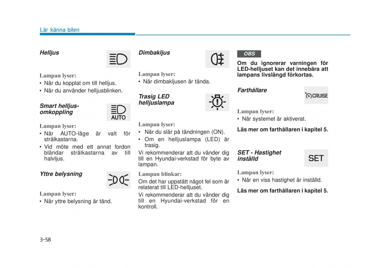 Hyundai i30N Performance instruktionsbok / page 136