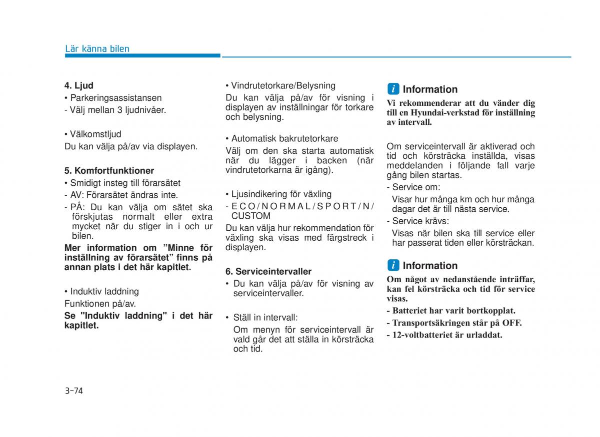 Hyundai i30N Performance instruktionsbok / page 152