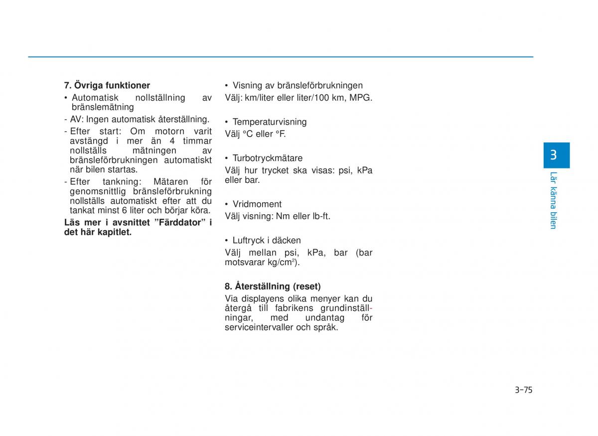 Hyundai i30N Performance instruktionsbok / page 153