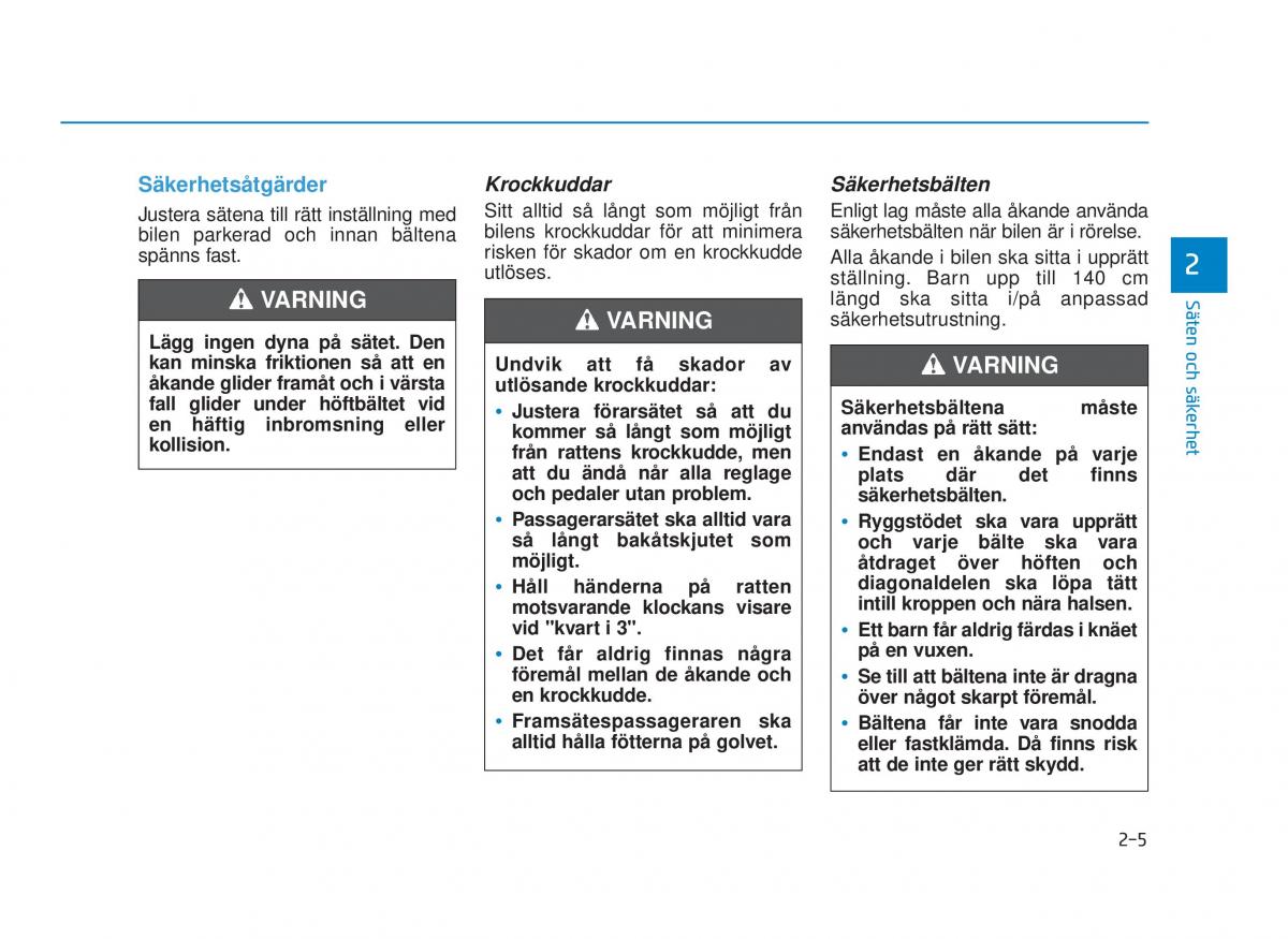 Hyundai i30N Performance instruktionsbok / page 21