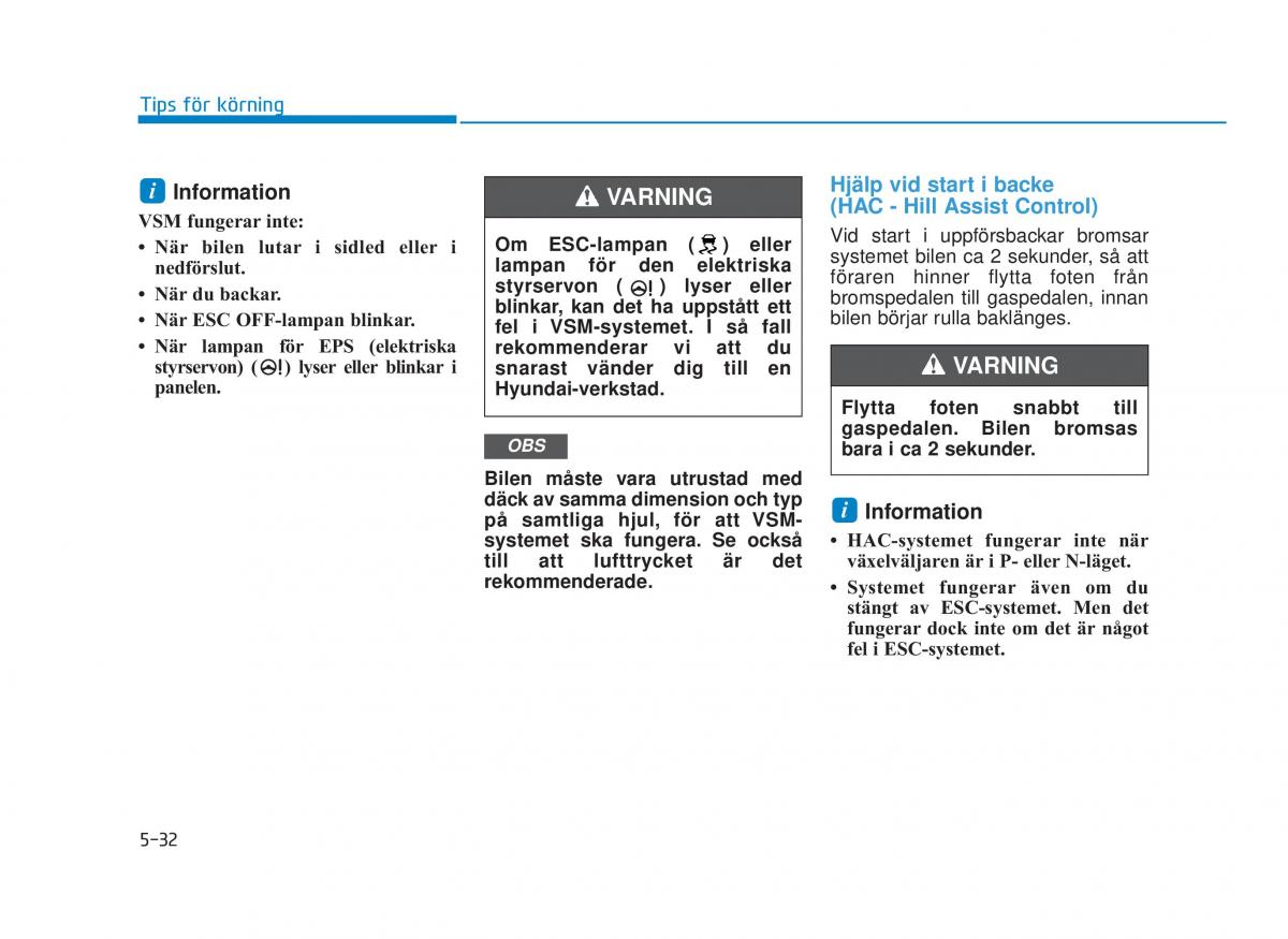 Hyundai i30N Performance instruktionsbok / page 279