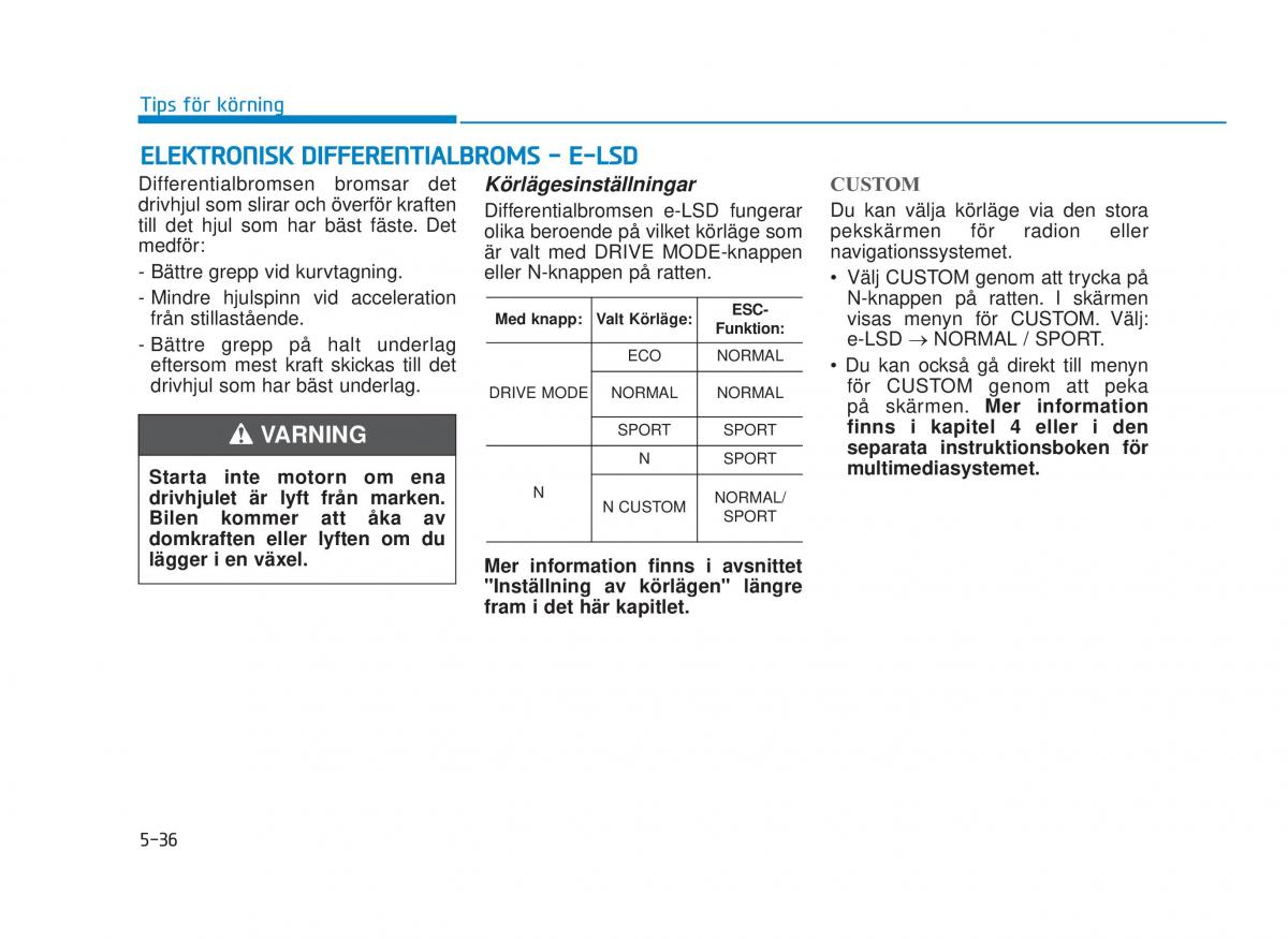 Hyundai i30N Performance instruktionsbok / page 283