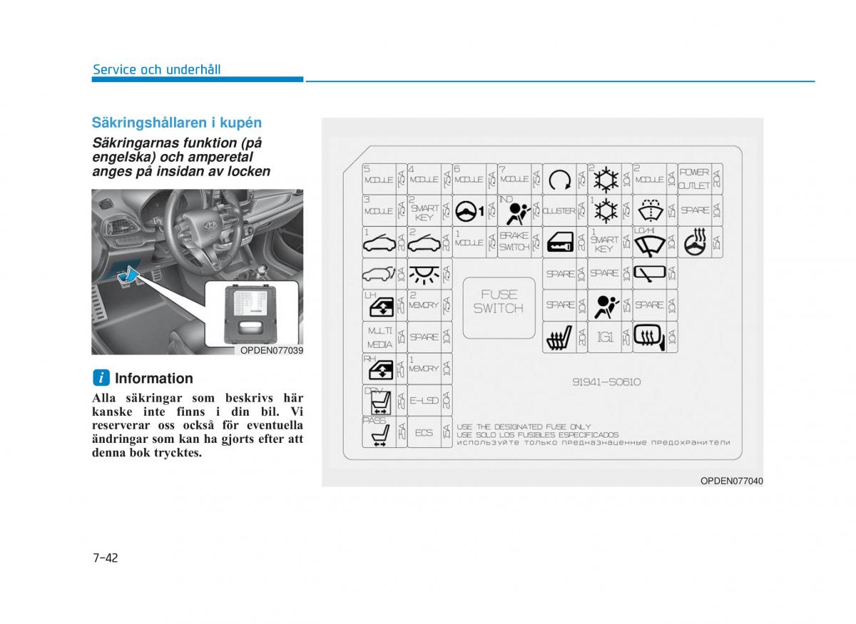 Hyundai i30N Performance instruktionsbok / page 430