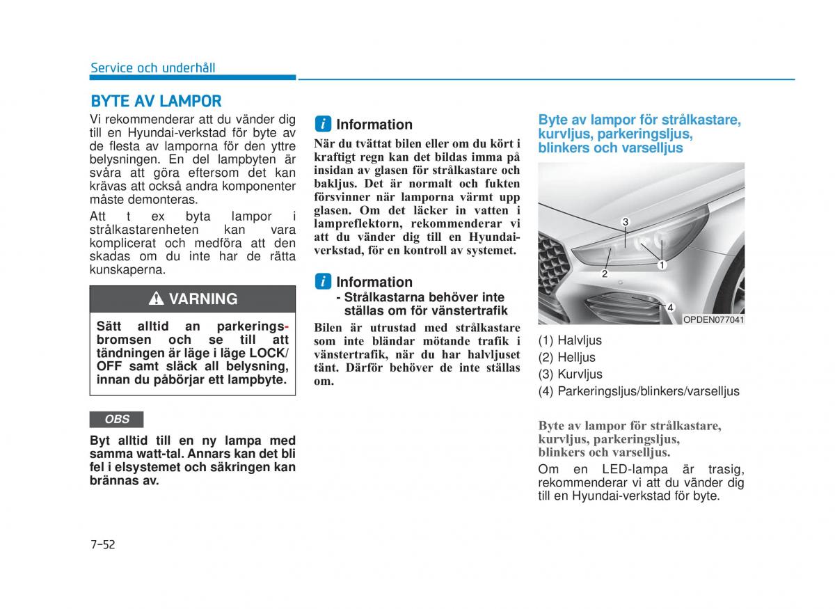 Hyundai i30N Performance instruktionsbok / page 440