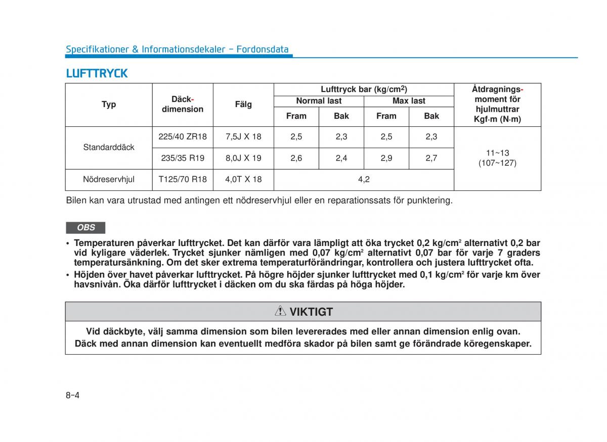 Hyundai i30N Performance instruktionsbok / page 460