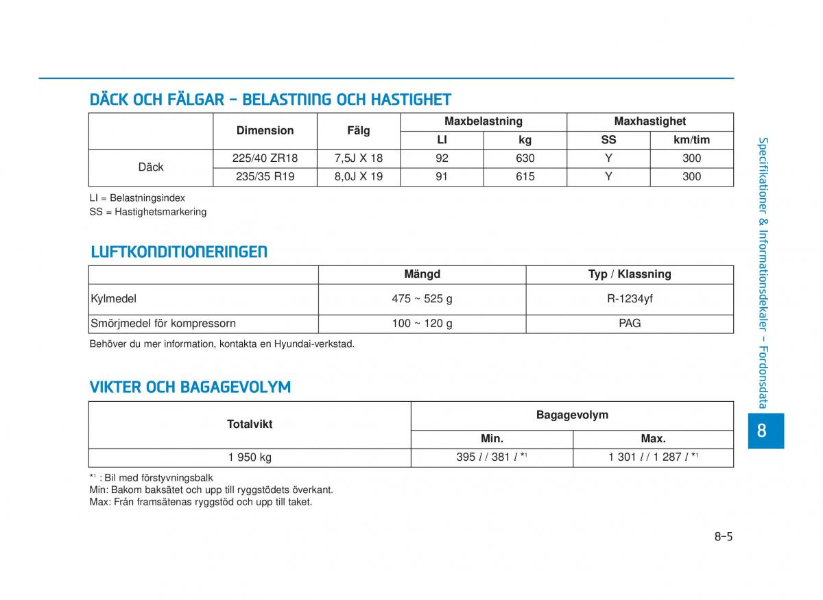 Hyundai i30N Performance instruktionsbok / page 461