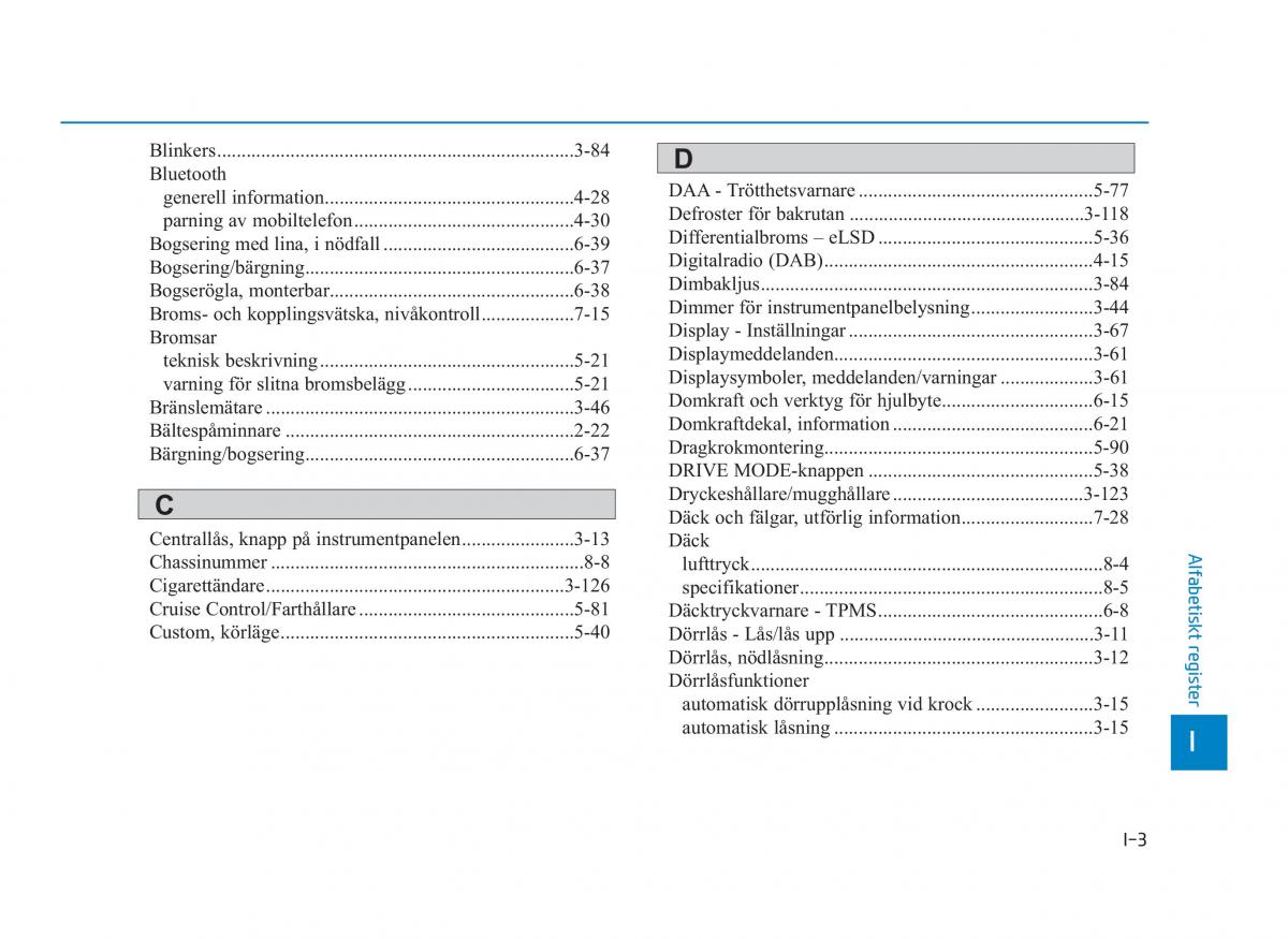 Hyundai i30N Performance instruktionsbok / page 469