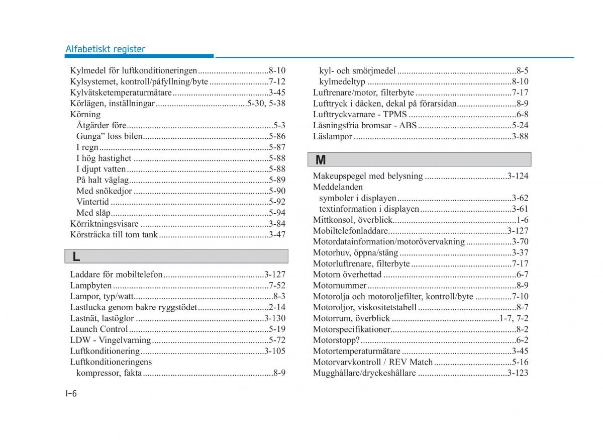 Hyundai i30N Performance instruktionsbok / page 472