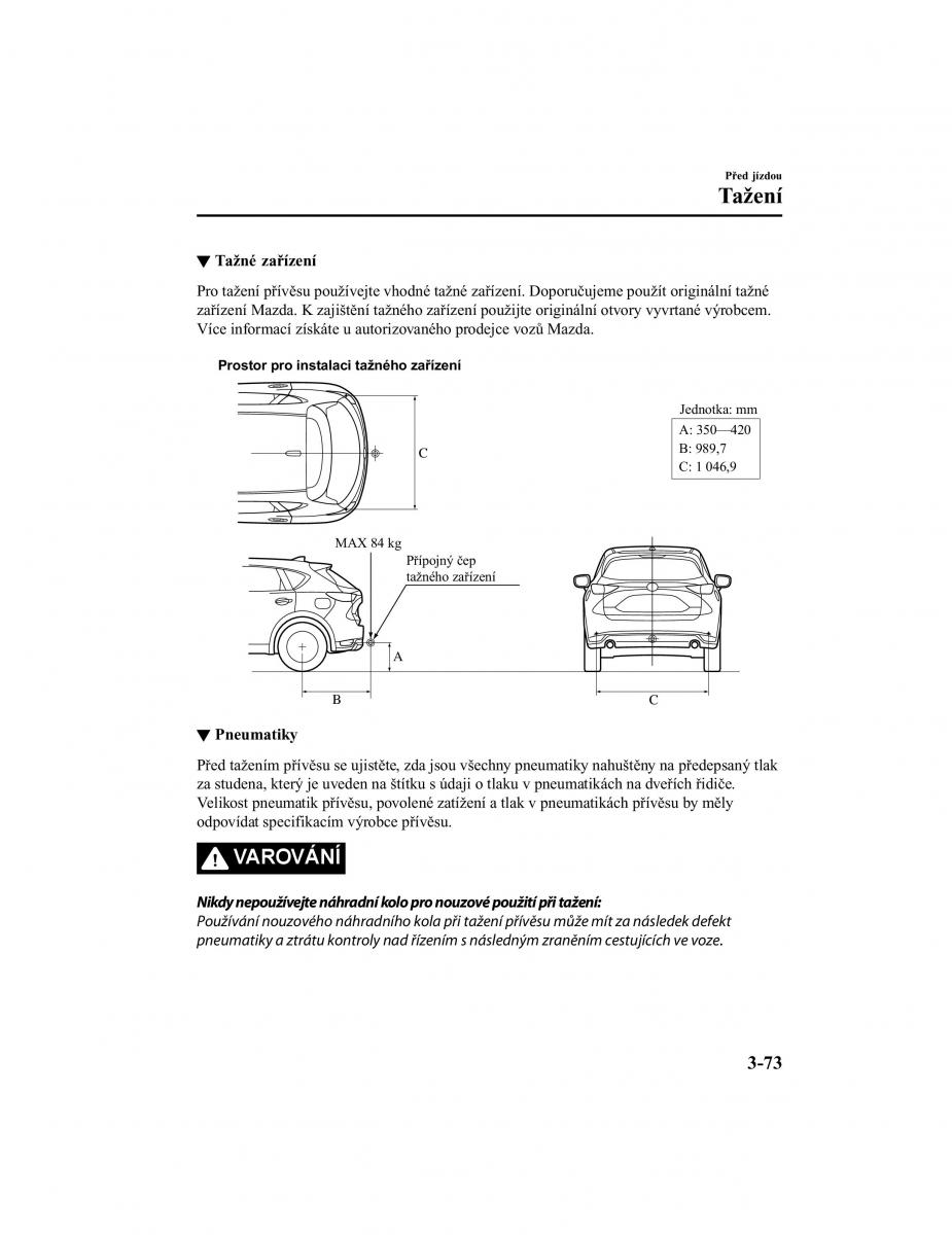 Mazda CX 5 II 2 navod k obsludze / page 168