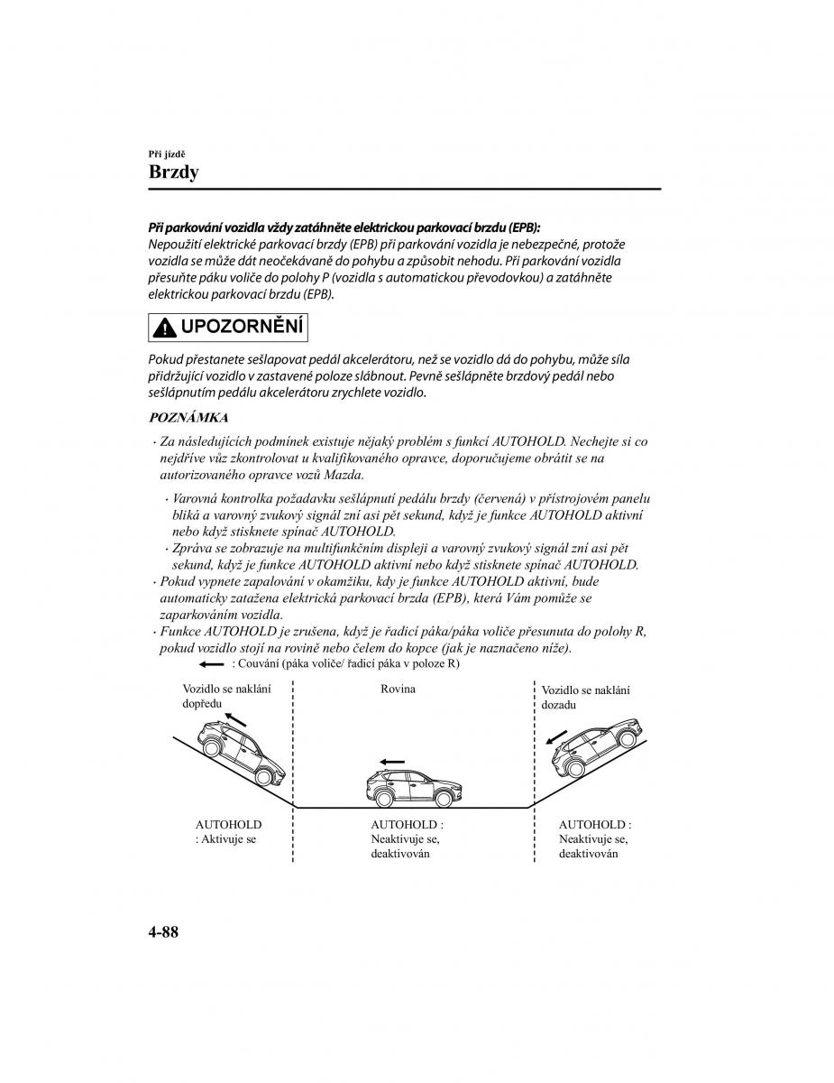 Mazda CX 5 II 2 navod k obsludze / page 259