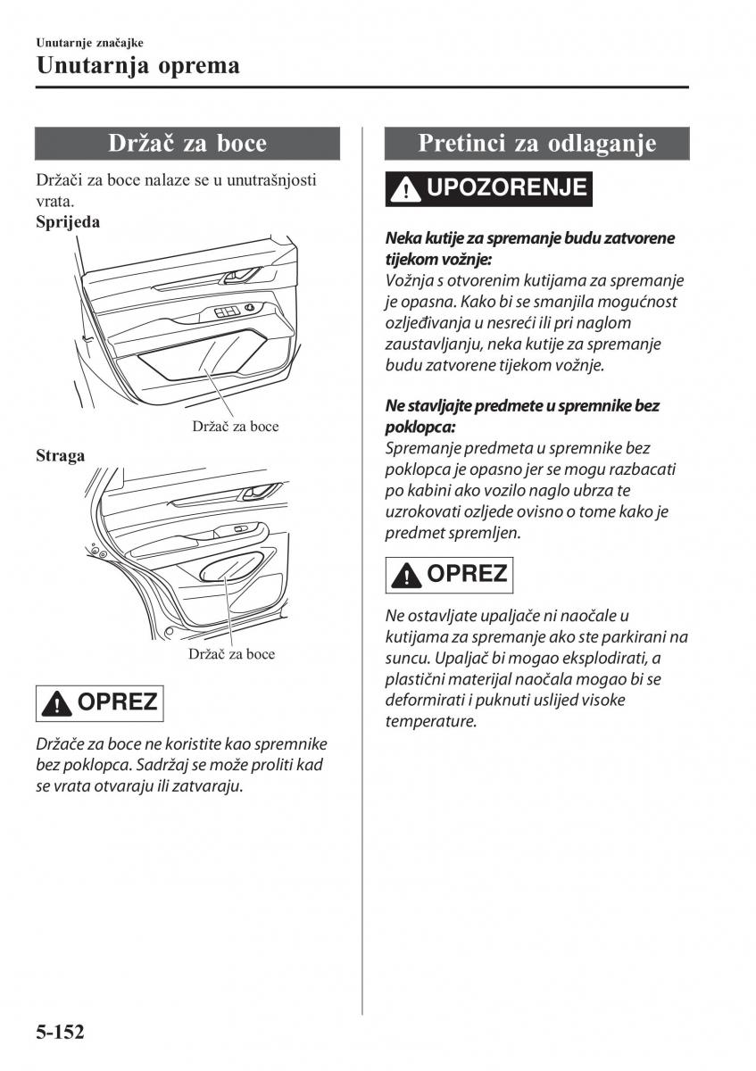 Mazda CX 5 II 2 vlasnicko uputstvo / page 552