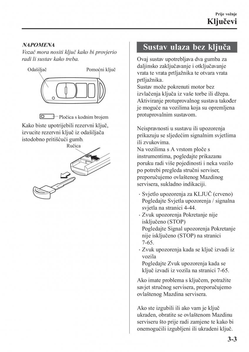 Mazda CX 5 II 2 vlasnicko uputstvo / page 89