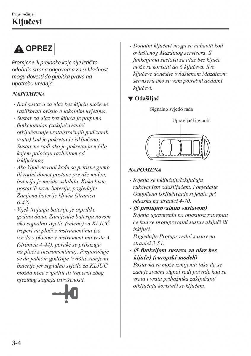 Mazda CX 5 II 2 vlasnicko uputstvo / page 90