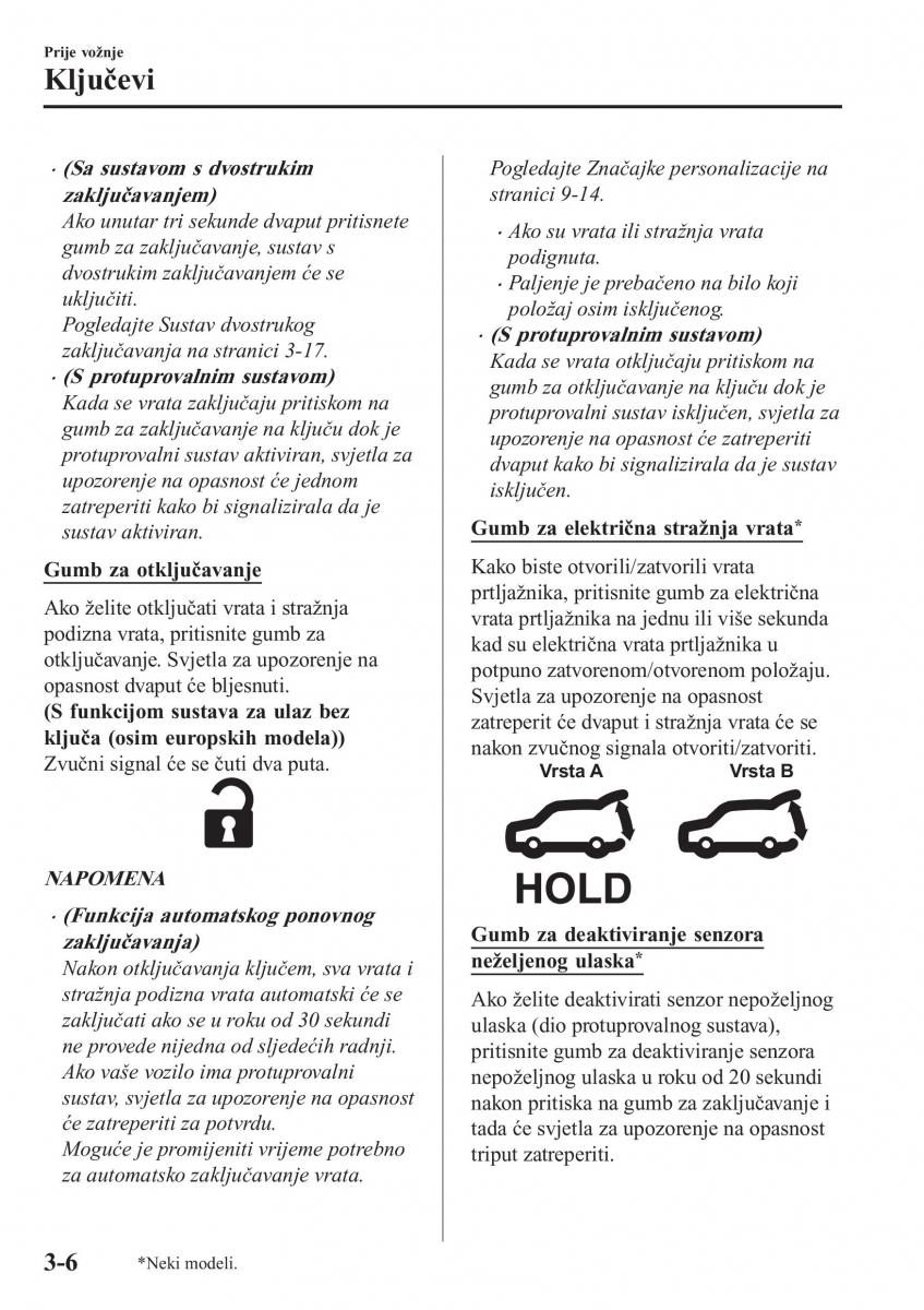 Mazda CX 5 II 2 vlasnicko uputstvo / page 92