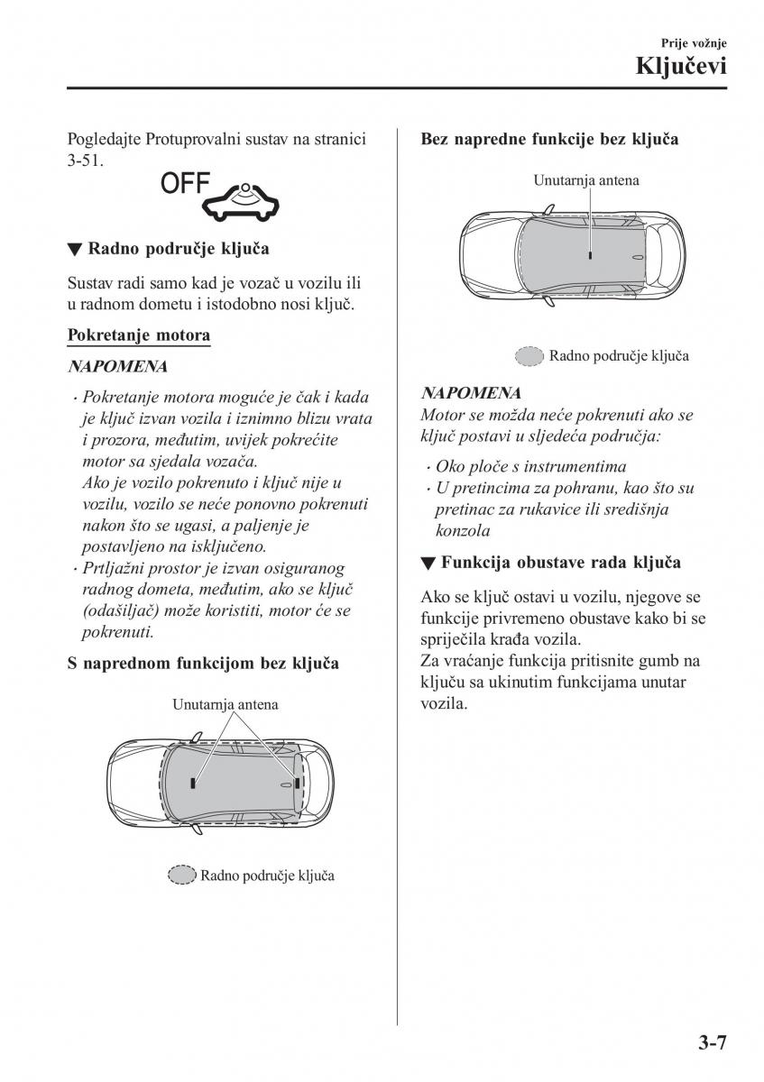 Mazda CX 5 II 2 vlasnicko uputstvo / page 93