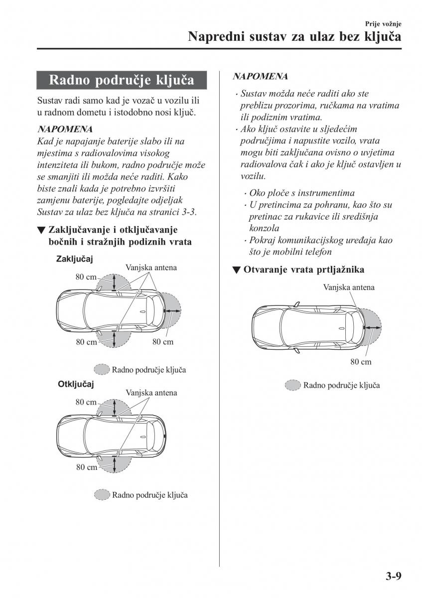 Mazda CX 5 II 2 vlasnicko uputstvo / page 95